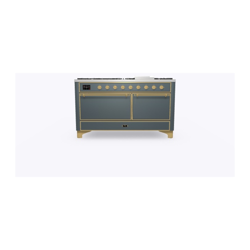 Majestic II Series 60" Dual Fuel Natural Gas Freestanding Range UM15FDQNS3BGG