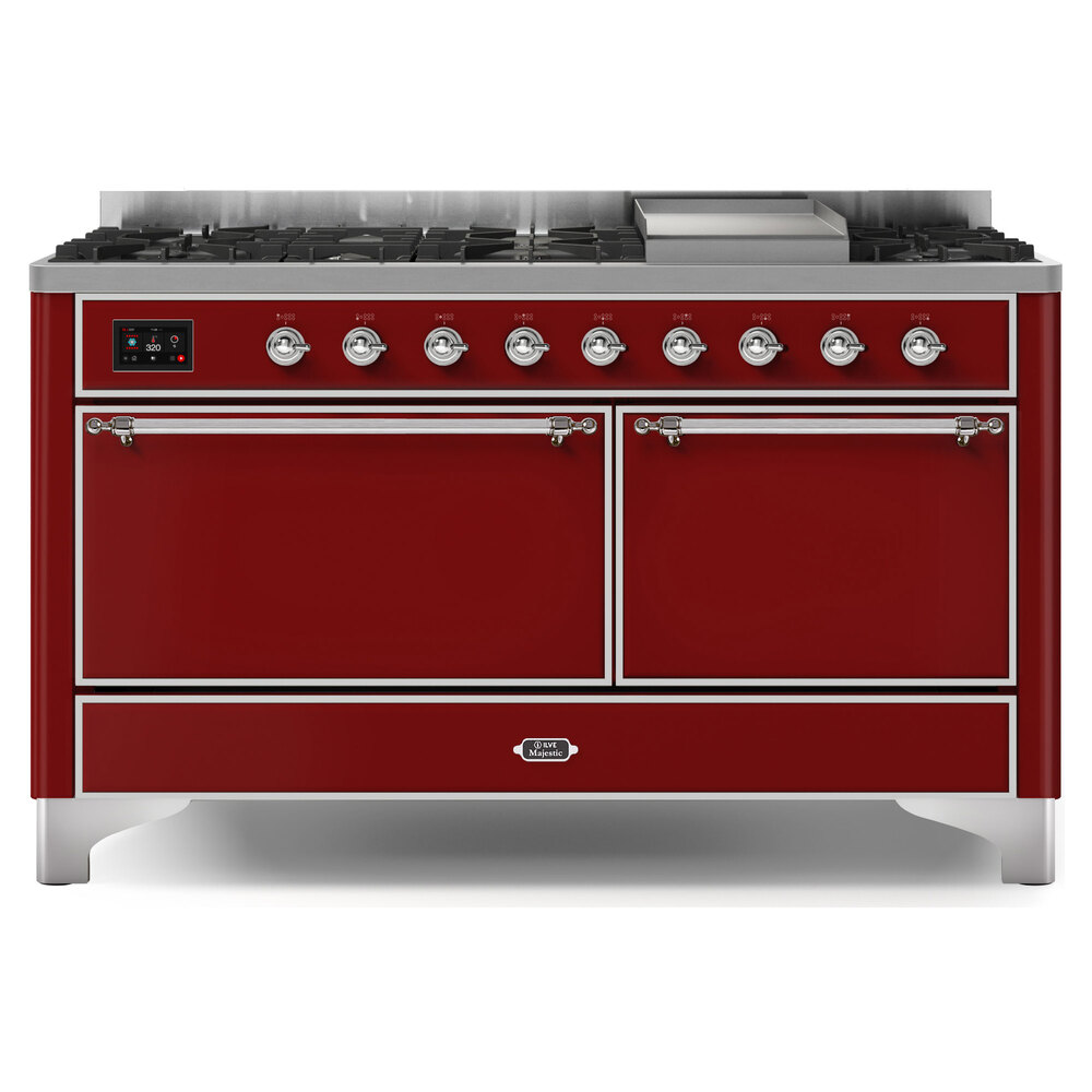 Majestic II Series 60" Dual Fuel Natural Gas Freestanding Range UM15FDQNS3BUC