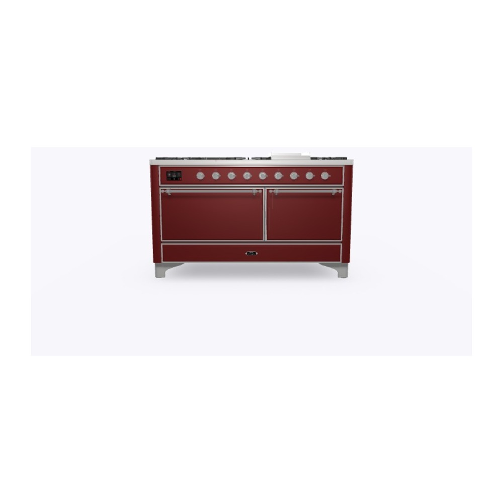 Majestic II Series 60" Dual Fuel Natural Gas Freestanding Range UM15FDQNS3BUC