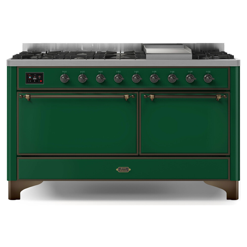 Majestic II Series 60" Dual Fuel Natural Gas Freestanding Range UM15FDQNS3EGB