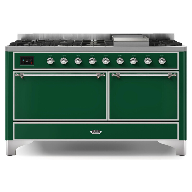 Majestic II Series 60" Dual Fuel Liquid Propane Freestanding Range UM15FDQNS3AWCLP
