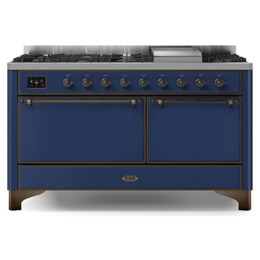 Majestic II Series 60" Dual Fuel Natural Gas Freestanding Range UM15FDQNS3EGB