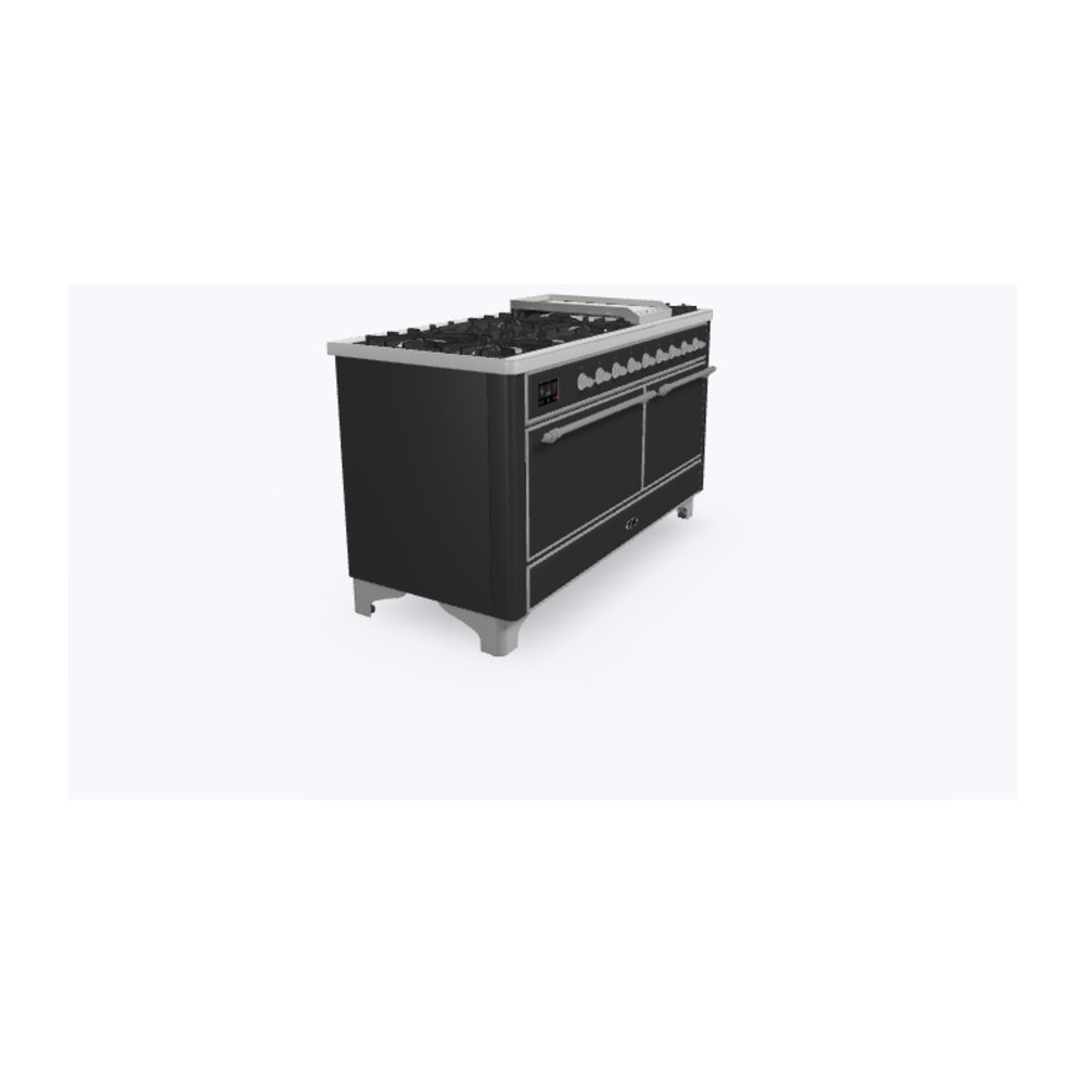 Majestic II Series 60" Dual Fuel Liquid Propane Freestanding Range UM15FDQNS3MGCLP