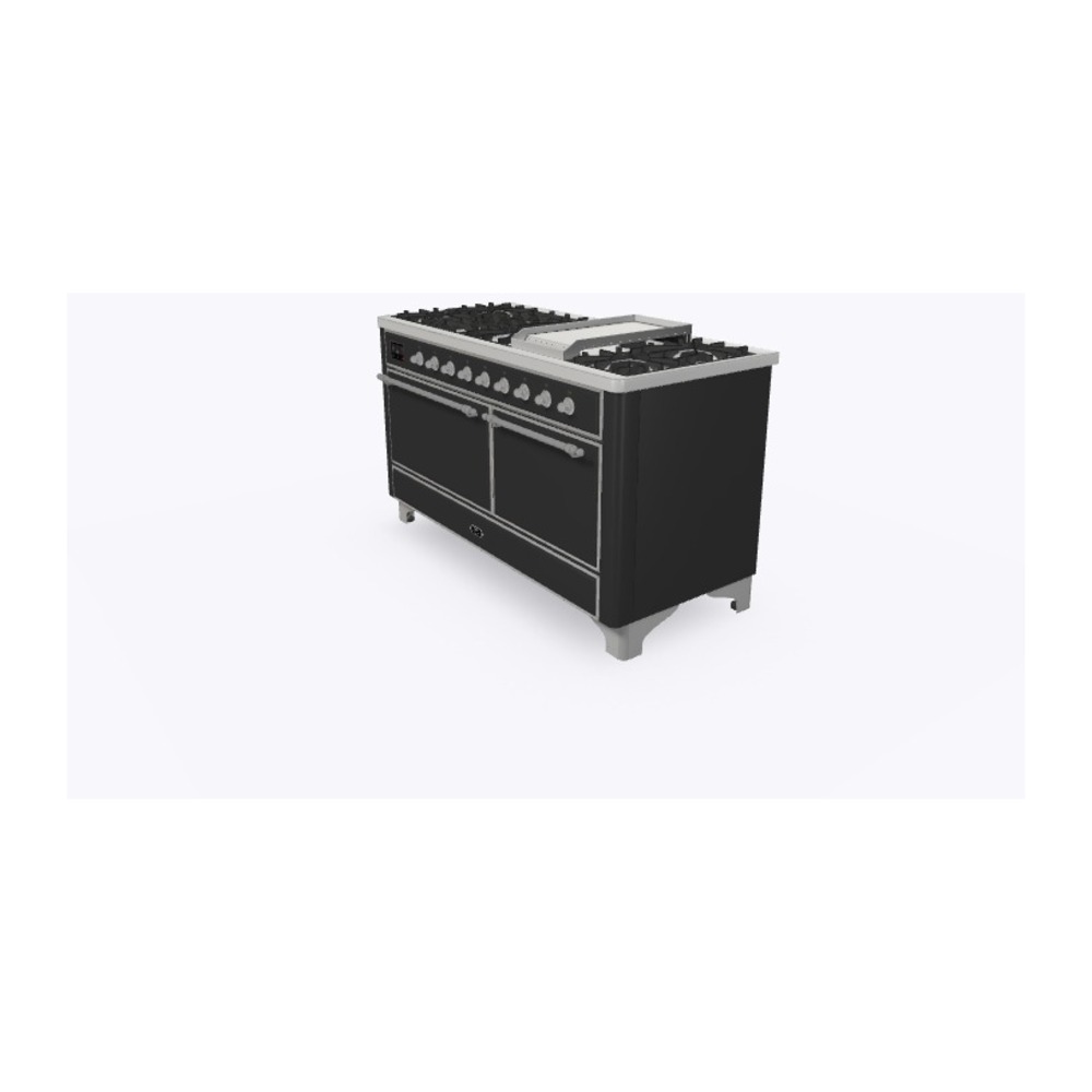 Majestic II Series 60" Dual Fuel Natural Gas Freestanding Range UM15FDQNS3MGC