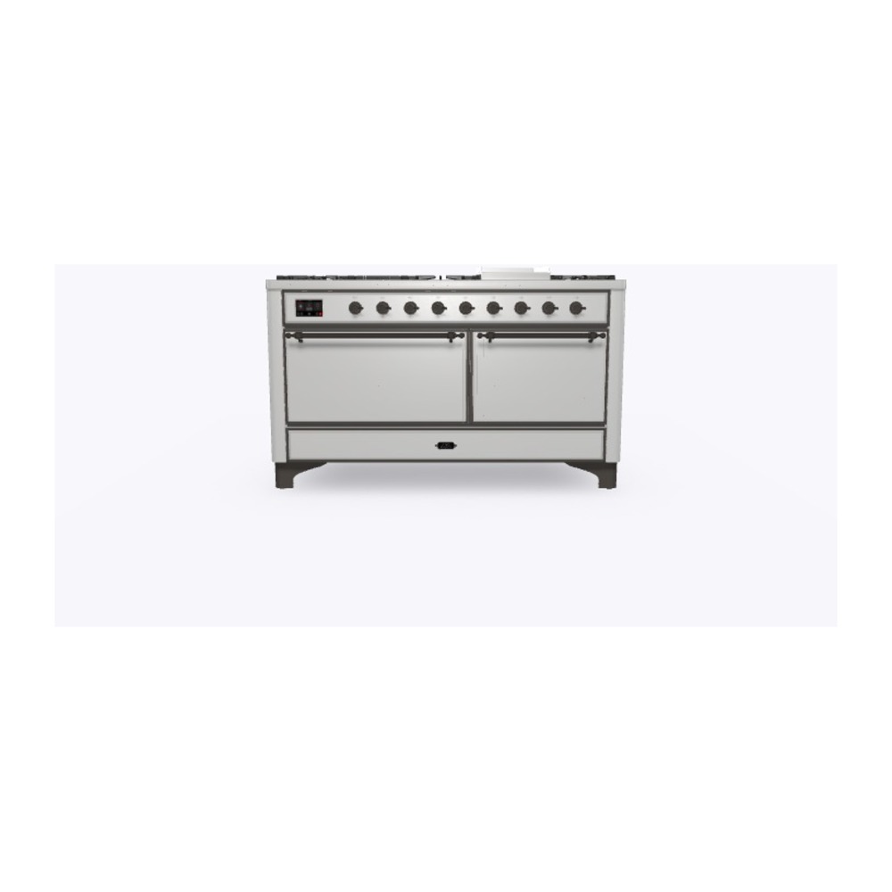 Majestic II Series 60" Dual Fuel Natural Gas Freestanding Range UM15FDQNS3SSB