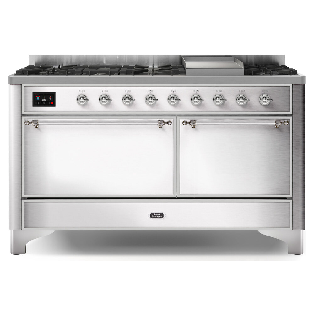 Majestic II Series 60" Dual Fuel Natural Gas Freestanding Range UM15FDQNS3BUC