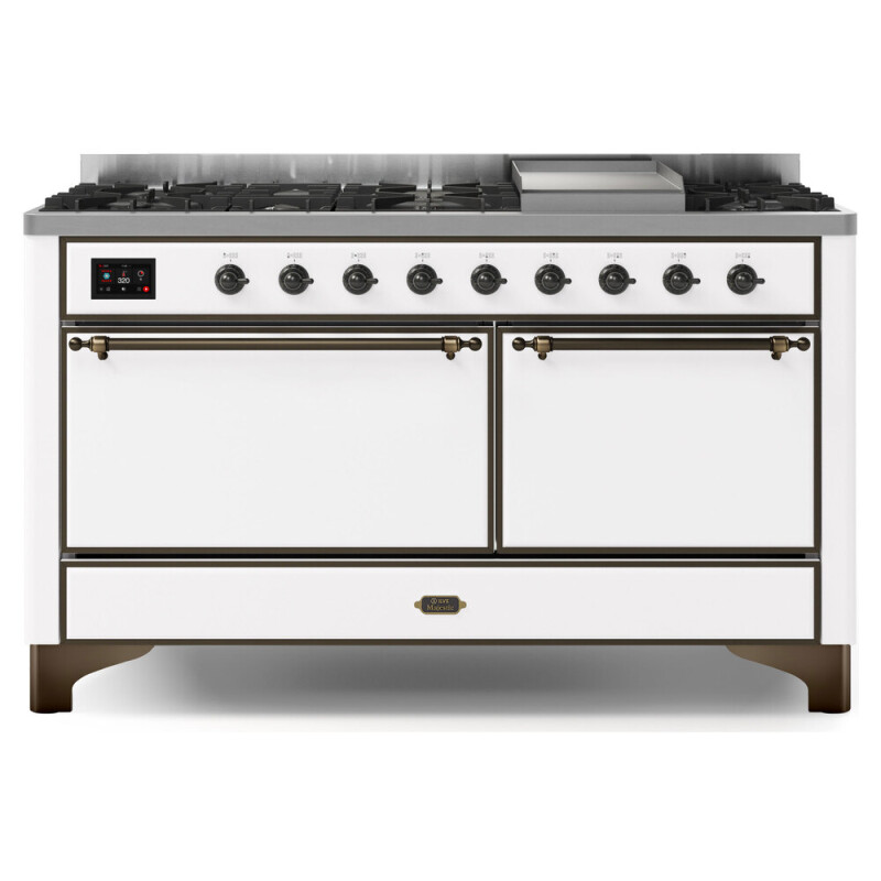 Majestic II Series 60" Dual Fuel Natural Gas Freestanding Range UM15FDQNS3EGB