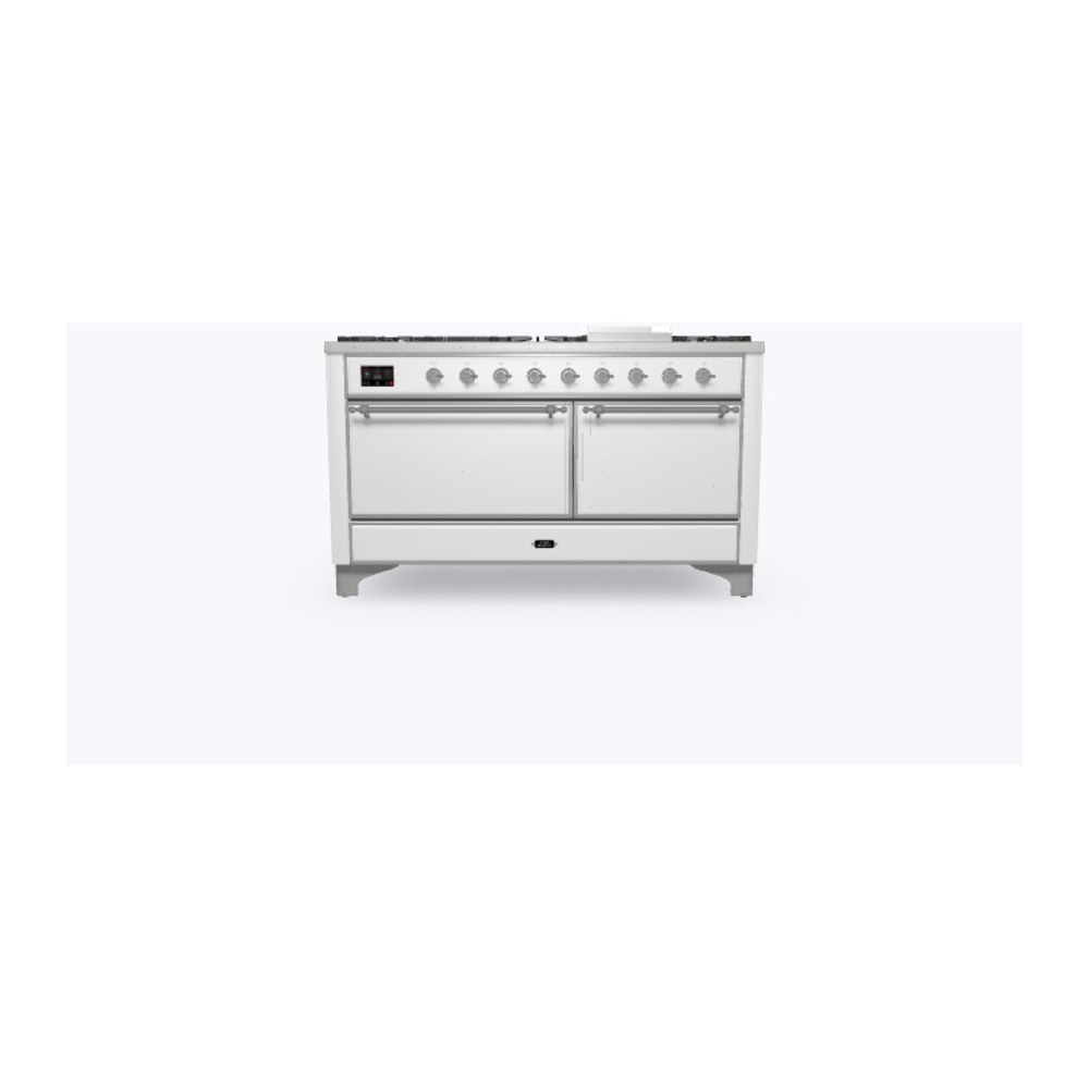 Majestic II Series 60" Dual Fuel Natural Gas Freestanding Range UM15FDQNS3WHC