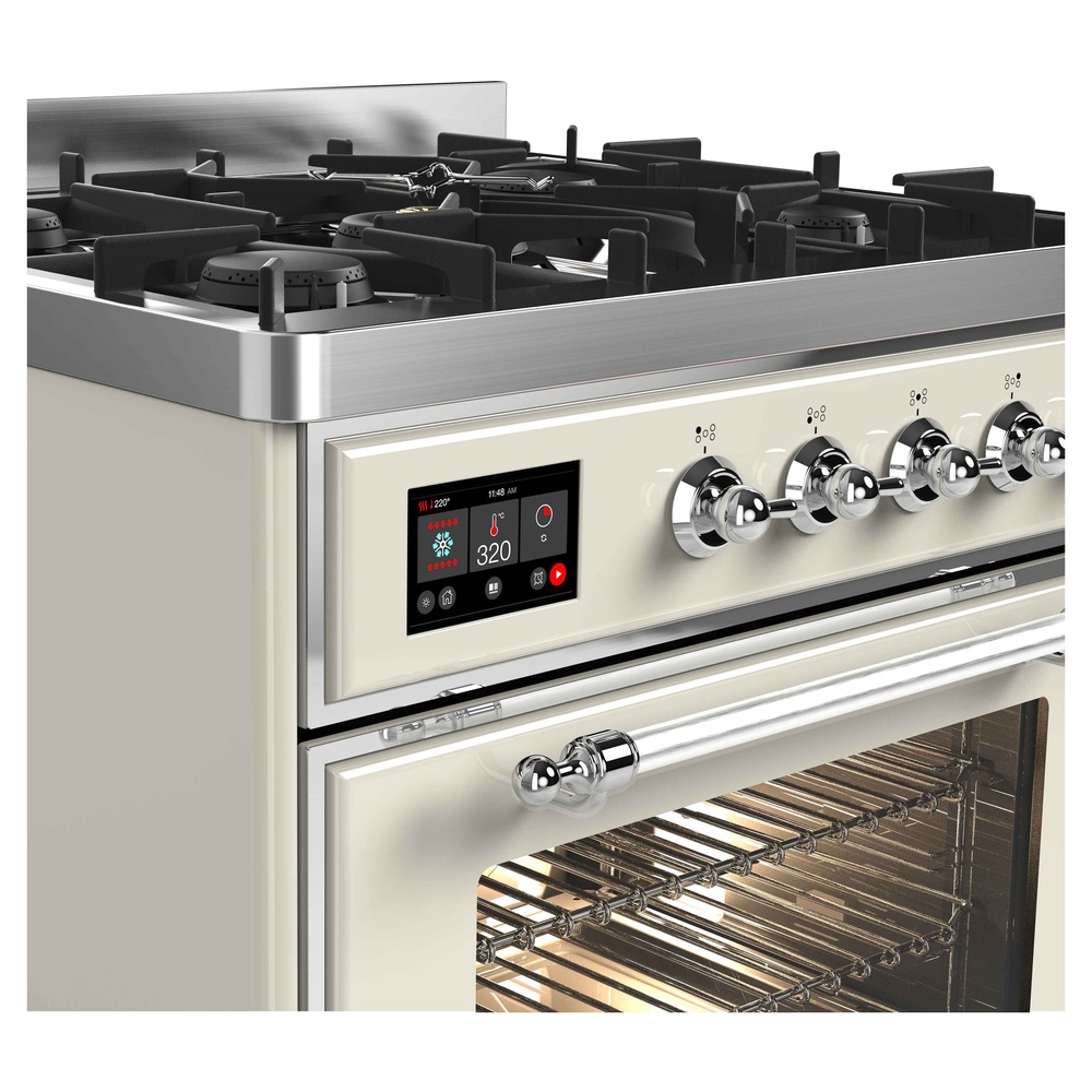 Majestic II Series 30" Dual Fuel Natural Gas Freestanding Range UM30DNE3AWC