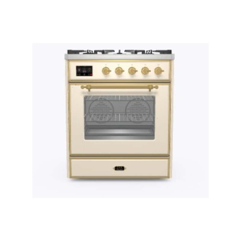Majestic II Series 30" Dual Fuel Liquid Propane Freestanding Range UM30DNE3AWGLP