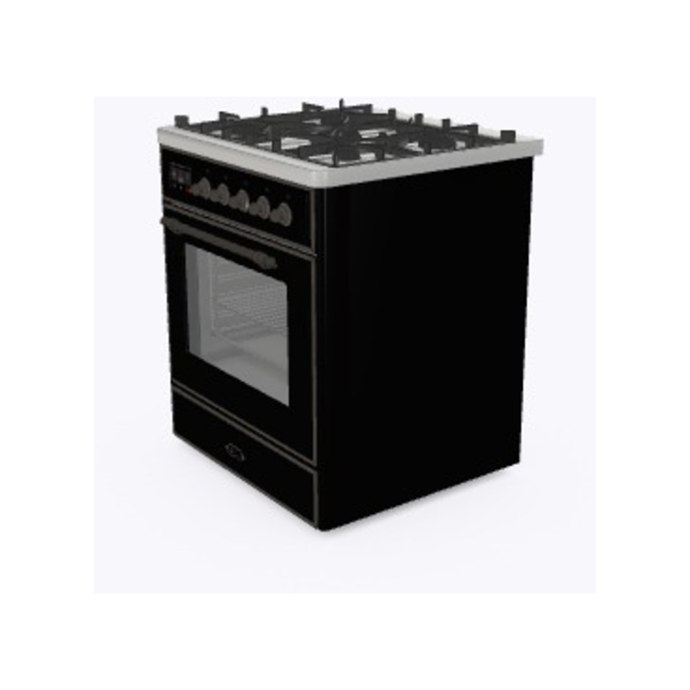 Majestic II Series 30" Dual Fuel Liquid Propane Freestanding Range UM30DNE3BKBLP