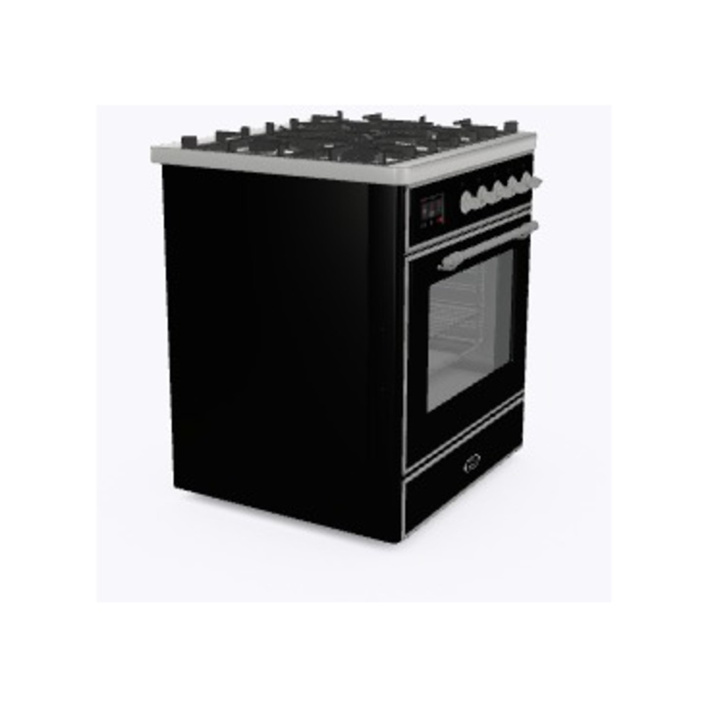 Majestic II Series 30" Dual Fuel Natural Gas Freestanding Range UM30DNE3BKC