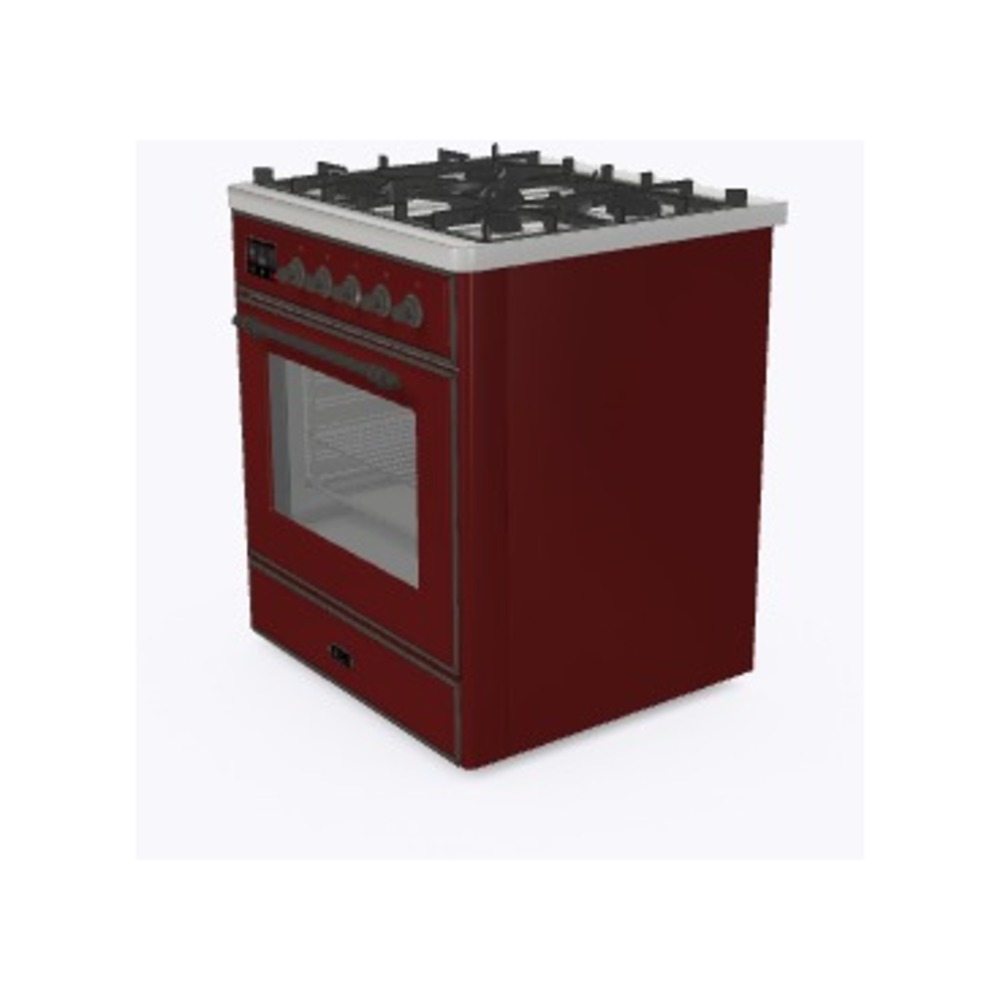 Majestic II Series 30" Dual Fuel Liquid Propane Freestanding Range UM30DNE3BUBLP