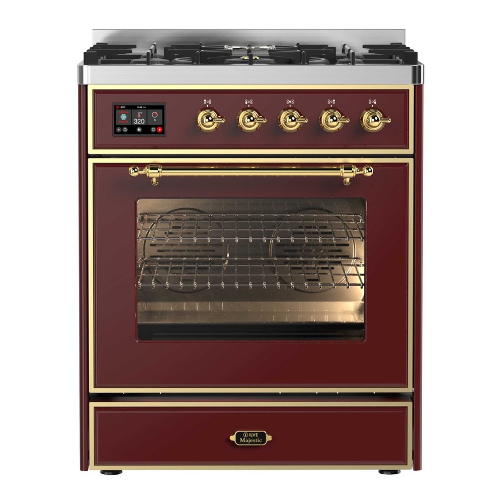 Majestic II Series 30" Dual Fuel Liquid Propane Freestanding Range UM30DNE3BUGLP