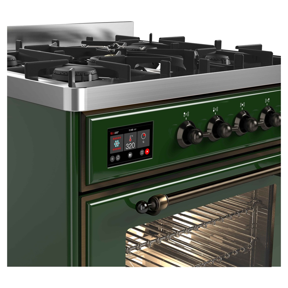 Majestic II Series 30" Dual Fuel Liquid Propane Freestanding Range UM30DNE3EGBLP