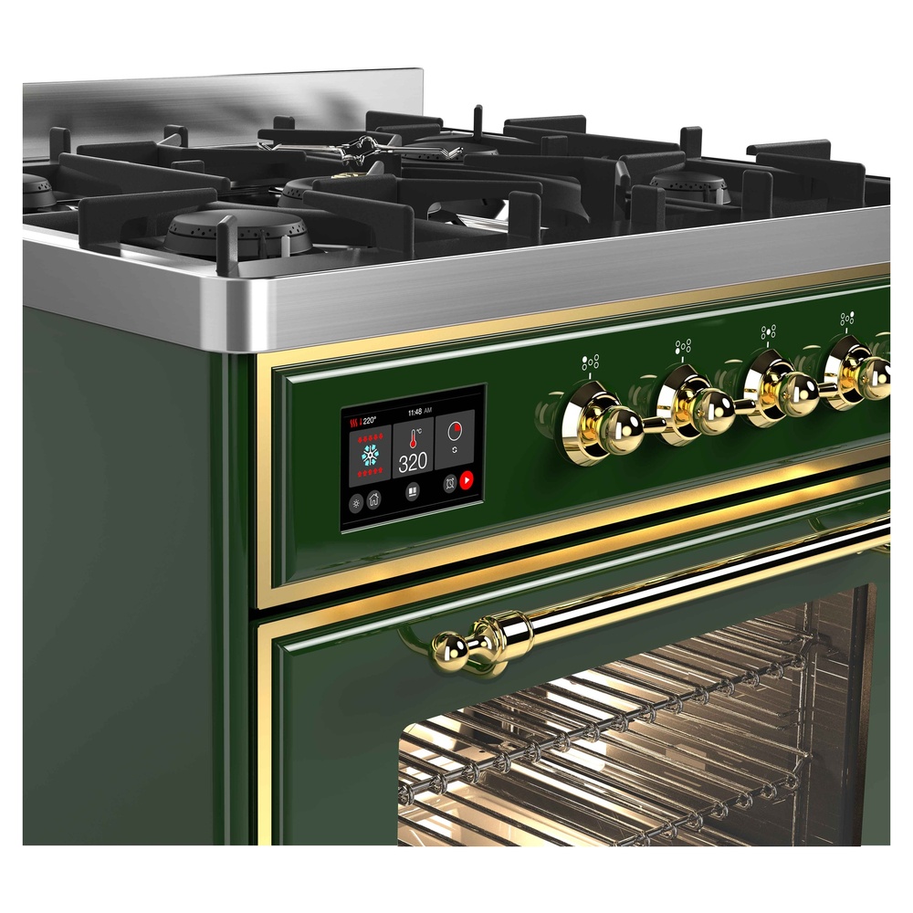 Majestic II Series 30" Dual Fuel Natural Gas Freestanding Range UM30DNE3EGG