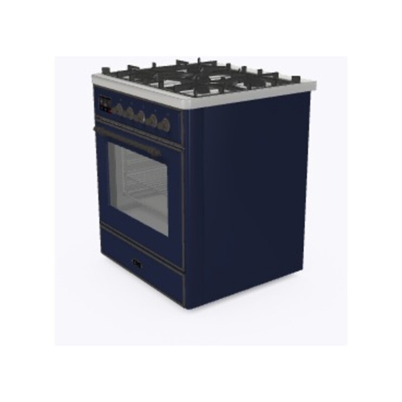 Majestic II Series 30" Dual Fuel Liquid Propane Freestanding Range UM30DNE3MBBLP