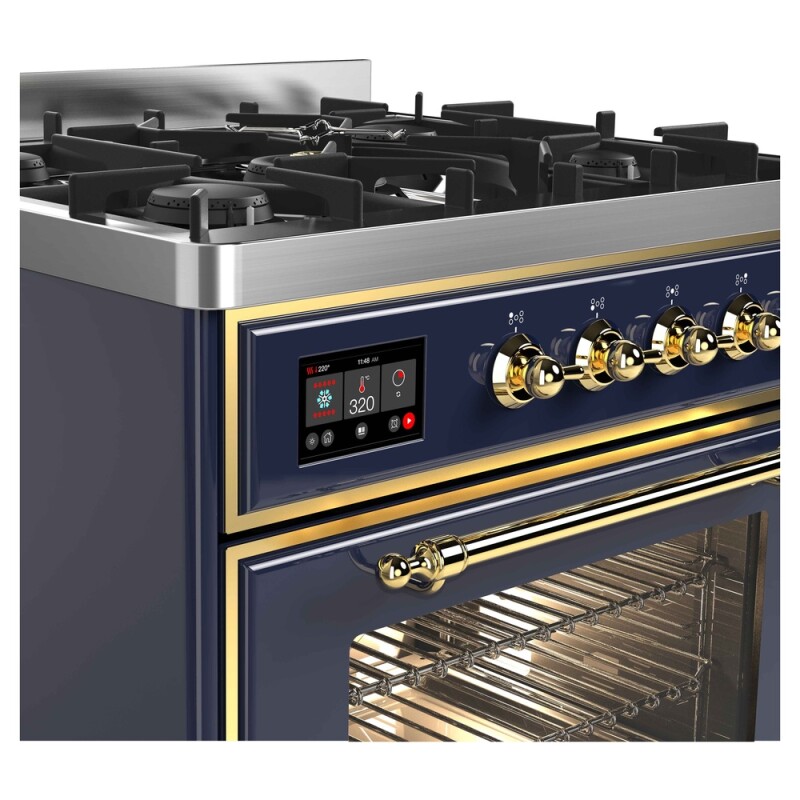 Majestic II Series 30" Dual Fuel Liquid Propane Freestanding Range UM30DNE3MBGLP