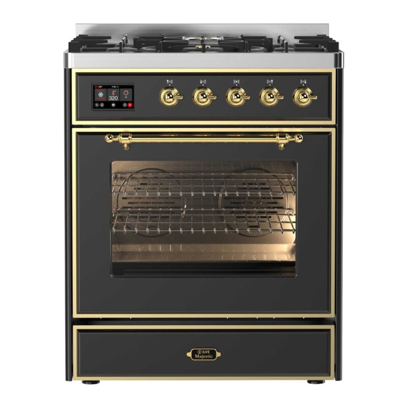 Majestic II Series 30" Dual Fuel Natural Gas Freestanding Range UM30DNE3MBG