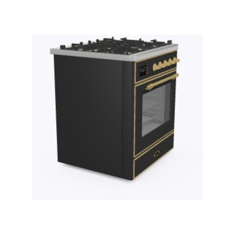 Majestic II Series 30" Dual Fuel Liquid Propane Freestanding Range UM30DNE3MGGLP