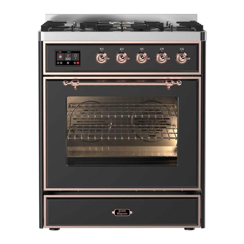 Majestic II Series 30" Dual Fuel Natural Gas Freestanding Range UM30DNE3MBP