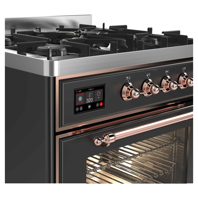 Majestic II Series 30" Dual Fuel Natural Gas Freestanding Range UM30DNE3MGP