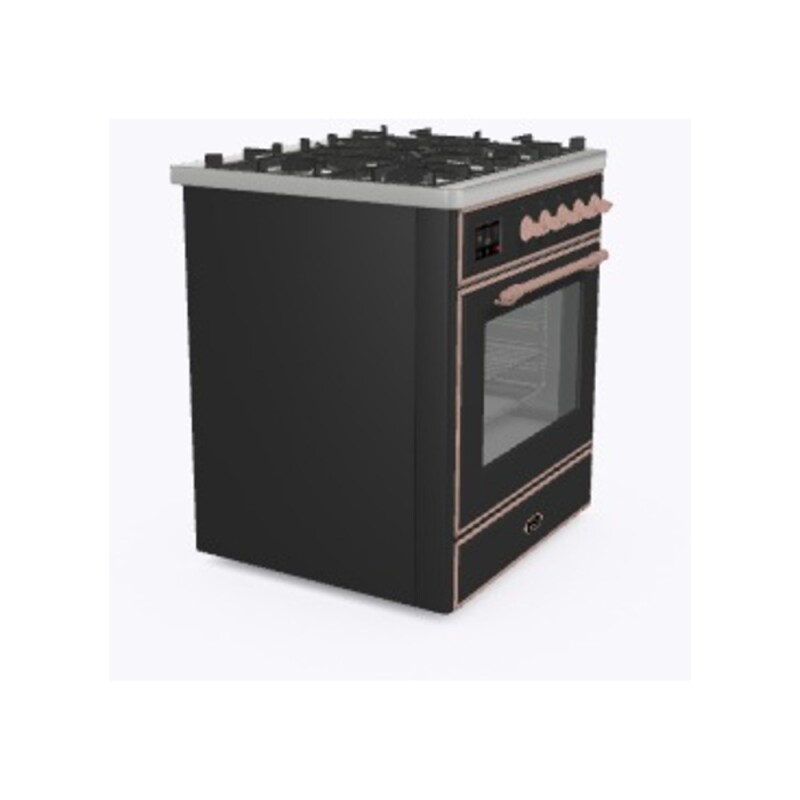 Majestic II Series 30" Dual Fuel Natural Gas Freestanding Range UM30DNE3MGP