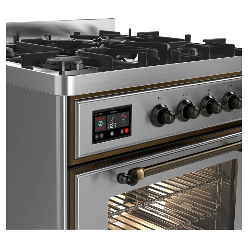 Majestic II Series 30" Dual Fuel Natural Gas Freestanding Range UM30DNE3SSB
