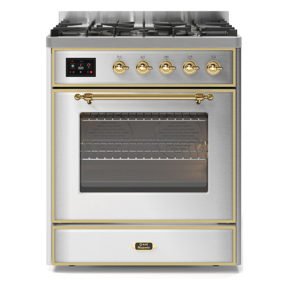 Majestic II Series 30" Dual Fuel Liquid Propane Freestanding Range UM30DNE3BUGLP