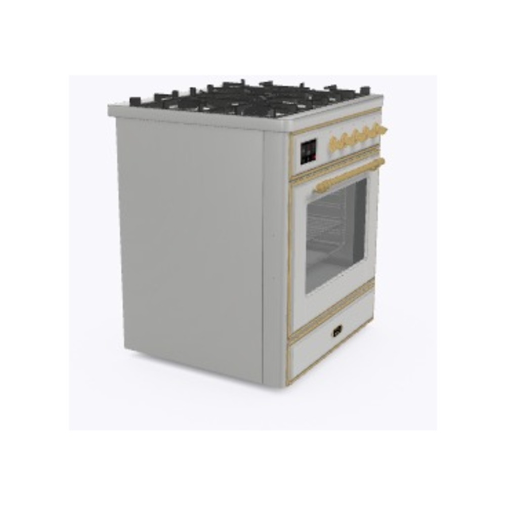 Majestic II Series 30" Dual Fuel Natural Gas Freestanding Range UM30DNE3SSG