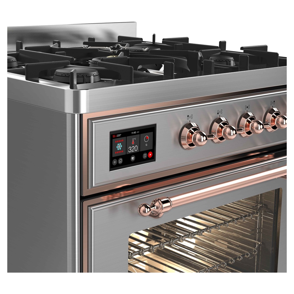 Majestic II Series 30" Dual Fuel Natural Gas Freestanding Range UM30DNE3SSP