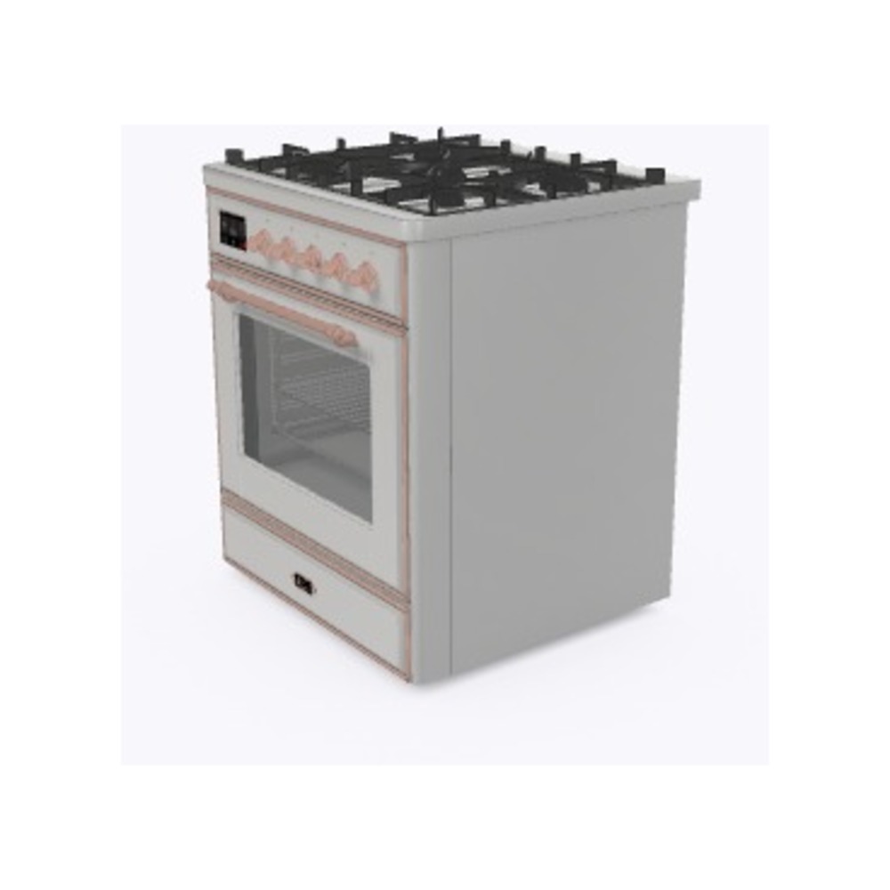 Majestic II Series 30" Dual Fuel Natural Gas Freestanding Range UM30DNE3SSP