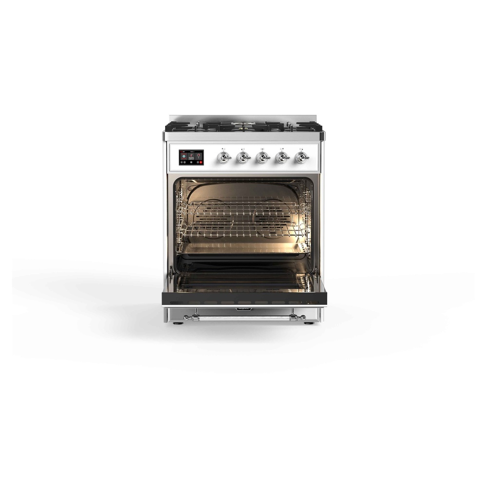 Majestic II Series 30" Dual Fuel Natural Gas Freestanding Range UM30DNE3WHC