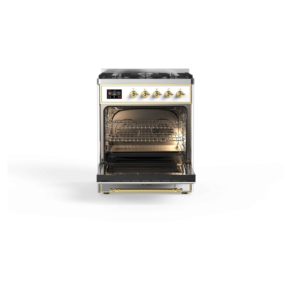 Majestic II Series 30" Dual Fuel Liquid Propane Freestanding Range UM30DNE3WHGLP