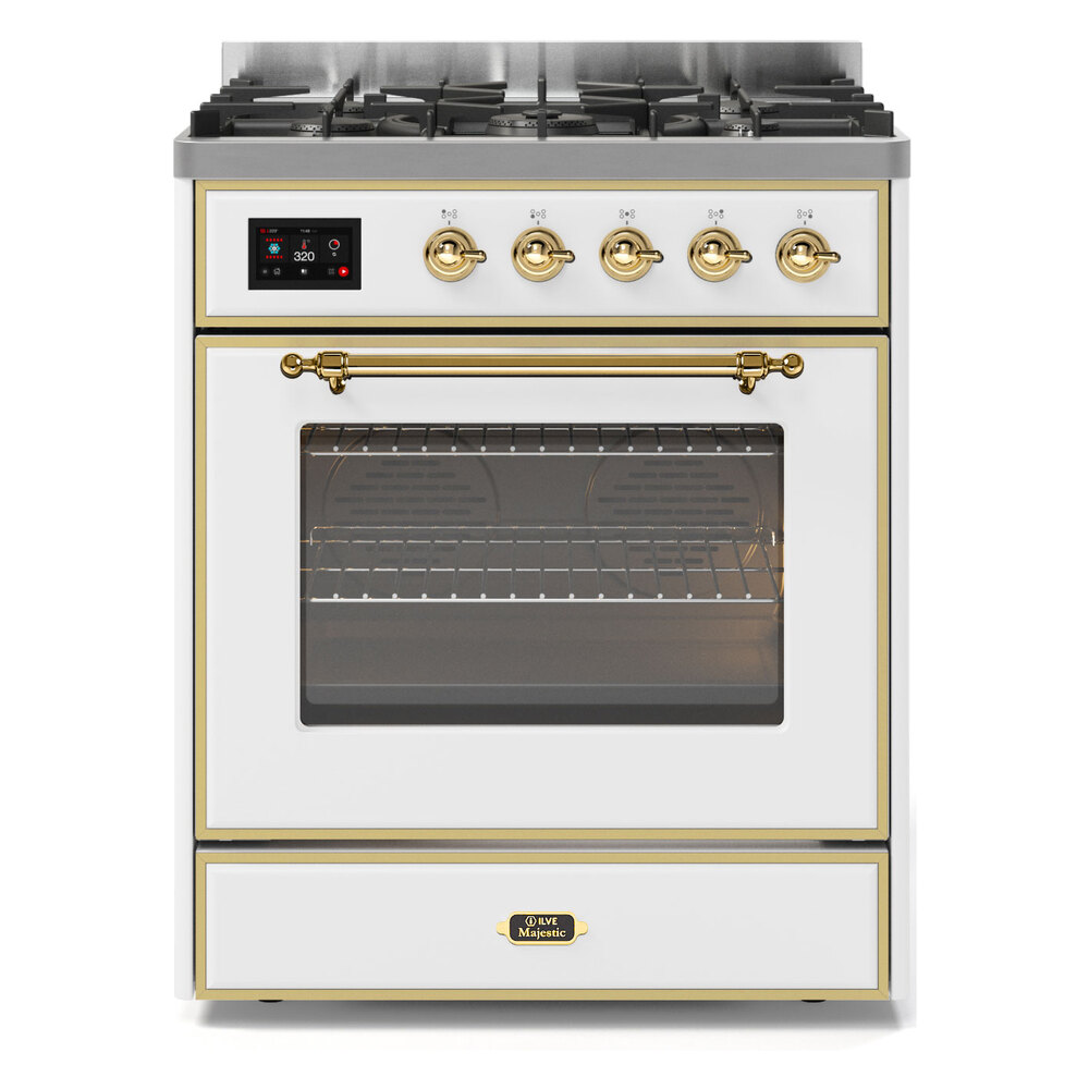 Majestic II Series 30" Dual Fuel Natural Gas Freestanding Range UM30DNE3MBG