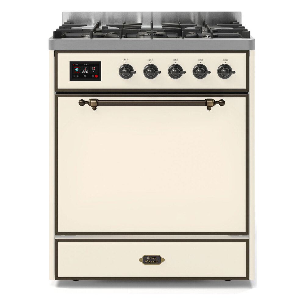 Majestic II Series 30" Dual Fuel Natural Gas Freestanding Range UM30DQNE3AWB