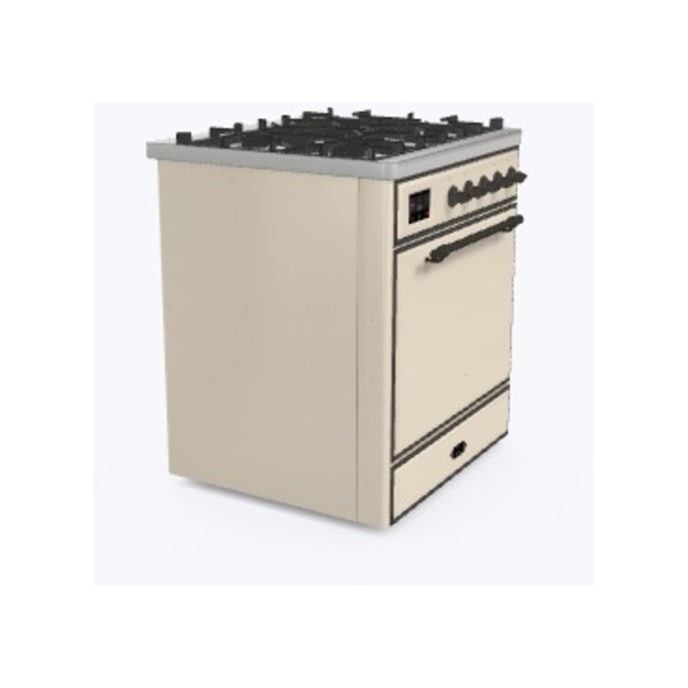 Majestic II Series 30" Dual Fuel Natural Gas Freestanding Range UM30DQNE3AWB