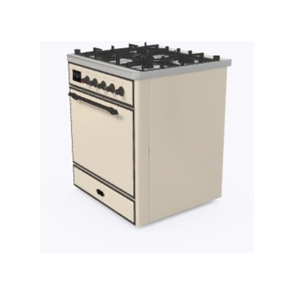 Majestic II Series 30" Dual Fuel Natural Gas Freestanding Range UM30DQNE3AWB