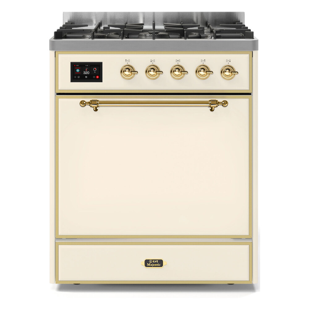 Majestic II Series 30" Dual Fuel Natural Gas Freestanding Range UM30DQNE3BKG