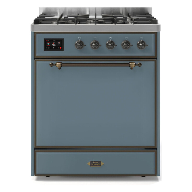 Majestic II Series 30" Dual Fuel Liquid Propane Freestanding Range UM30DQNE3RALBLP