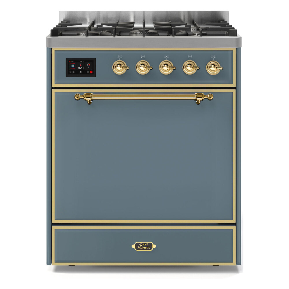 Majestic II Series 30" Dual Fuel Natural Gas Freestanding Range UM30DQNE3BKG