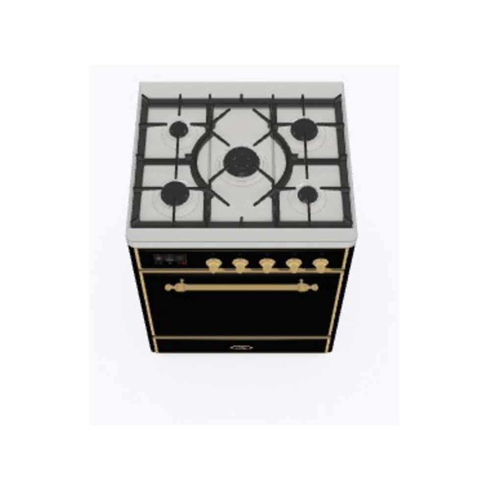 Majestic II Series 30" Dual Fuel Natural Gas Freestanding Range UM30DQNE3BKG