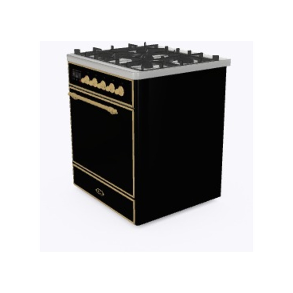 Majestic II Series 30" Dual Fuel Natural Gas Freestanding Range UM30DQNE3BKG