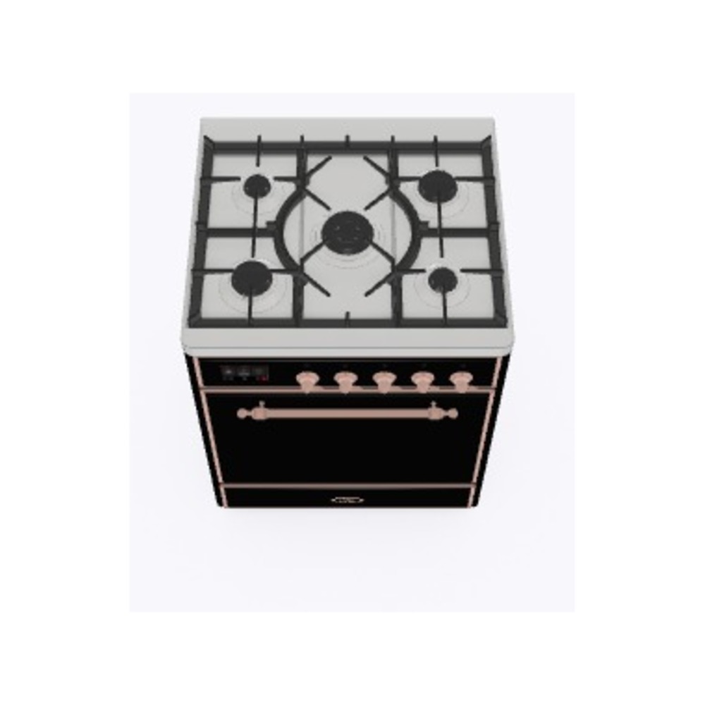 Majestic II Series 30" Dual Fuel Natural Gas Freestanding Range UM30DQNE3BKP