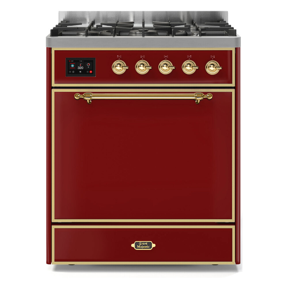 Majestic II Series 30" Dual Fuel Natural Gas Freestanding Range UM30DQNE3BKG