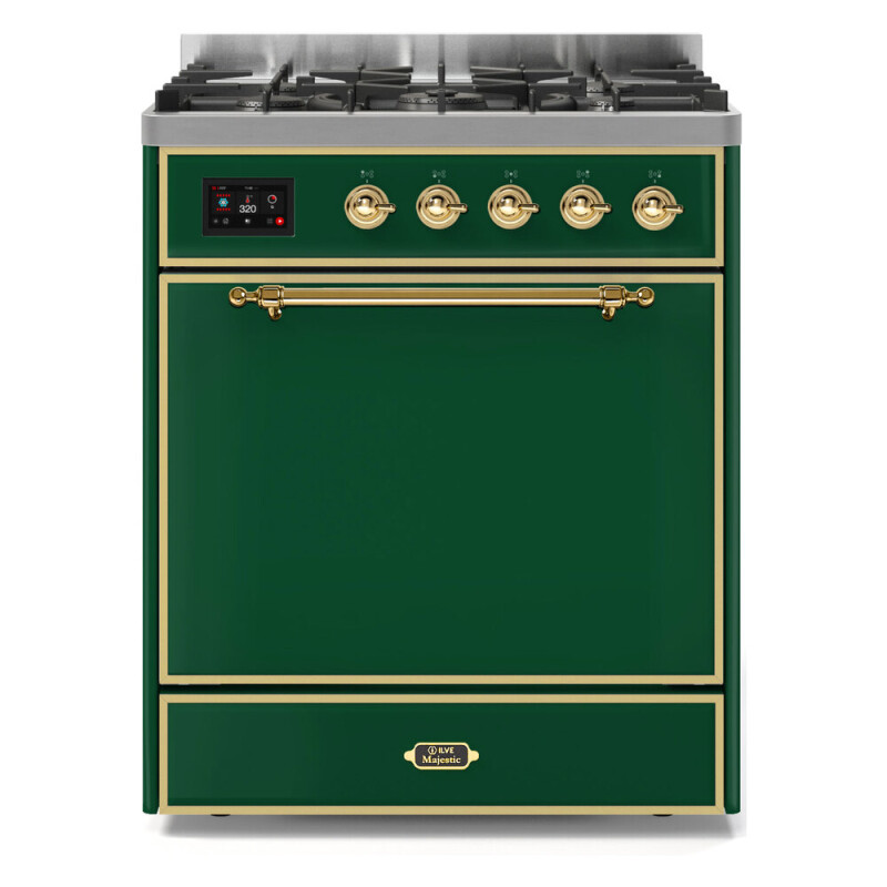 Majestic II Series 30" Dual Fuel Natural Gas Freestanding Range UM30DQNE3BKG