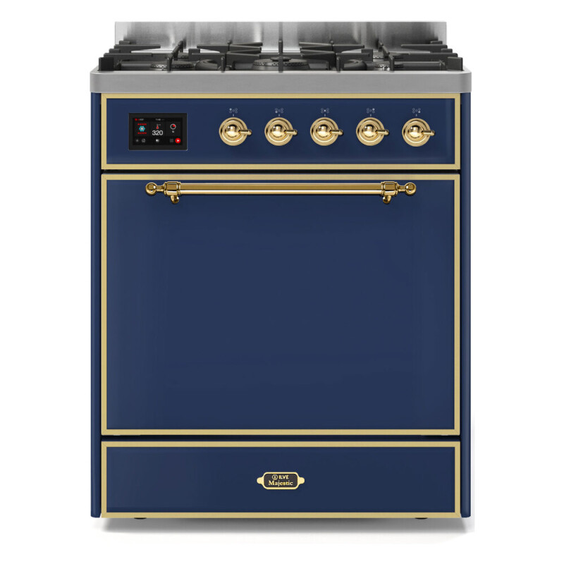 Majestic II Series 30" Dual Fuel Natural Gas Freestanding Range UM30DQNE3BKG