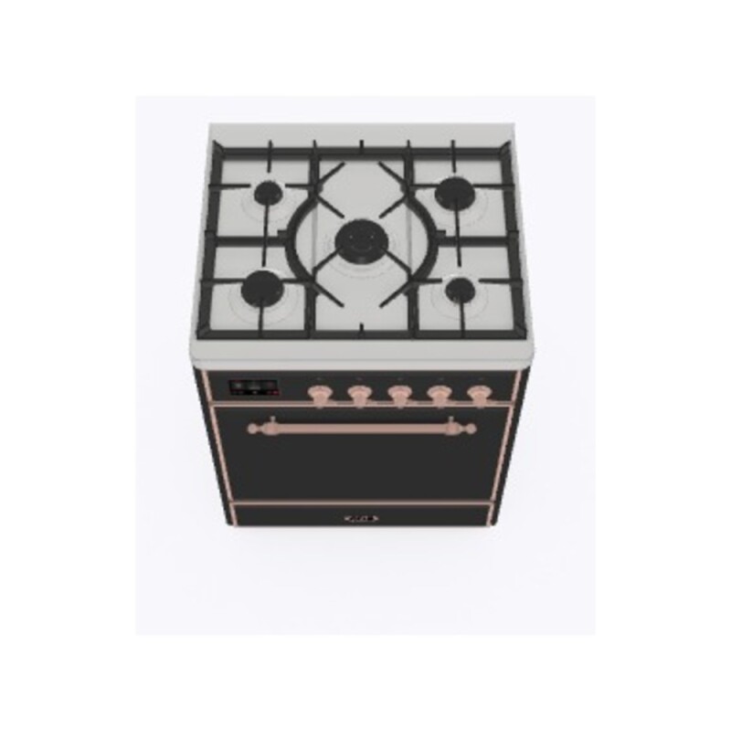 Majestic II Series 30" Dual Fuel Natural Gas Freestanding Range UM30DQNE3MGP