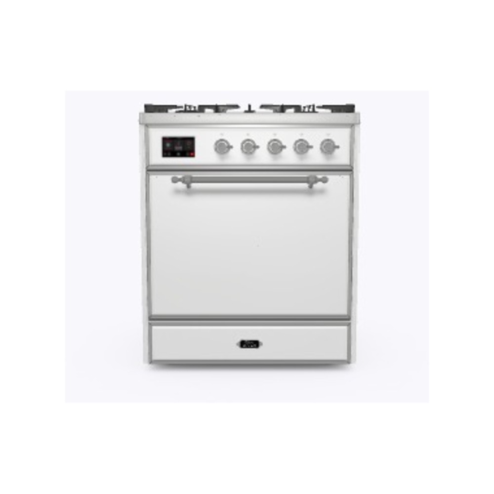 Majestic II 30 UM30DQNE3RAC Freestanding Dual Fuel Range with 5 Sealed Burners Single Oven with Solid Door with Chrome knobs UM30DQNE3RAC