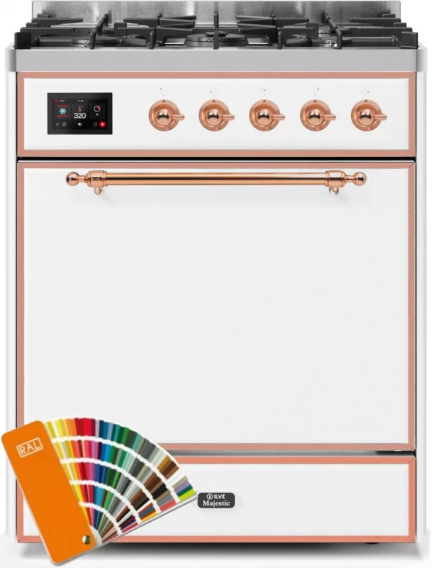 Majestic II Series 30" Dual Fuel Liquid Propane Freestanding Range UM30DQNE3RALPLP
